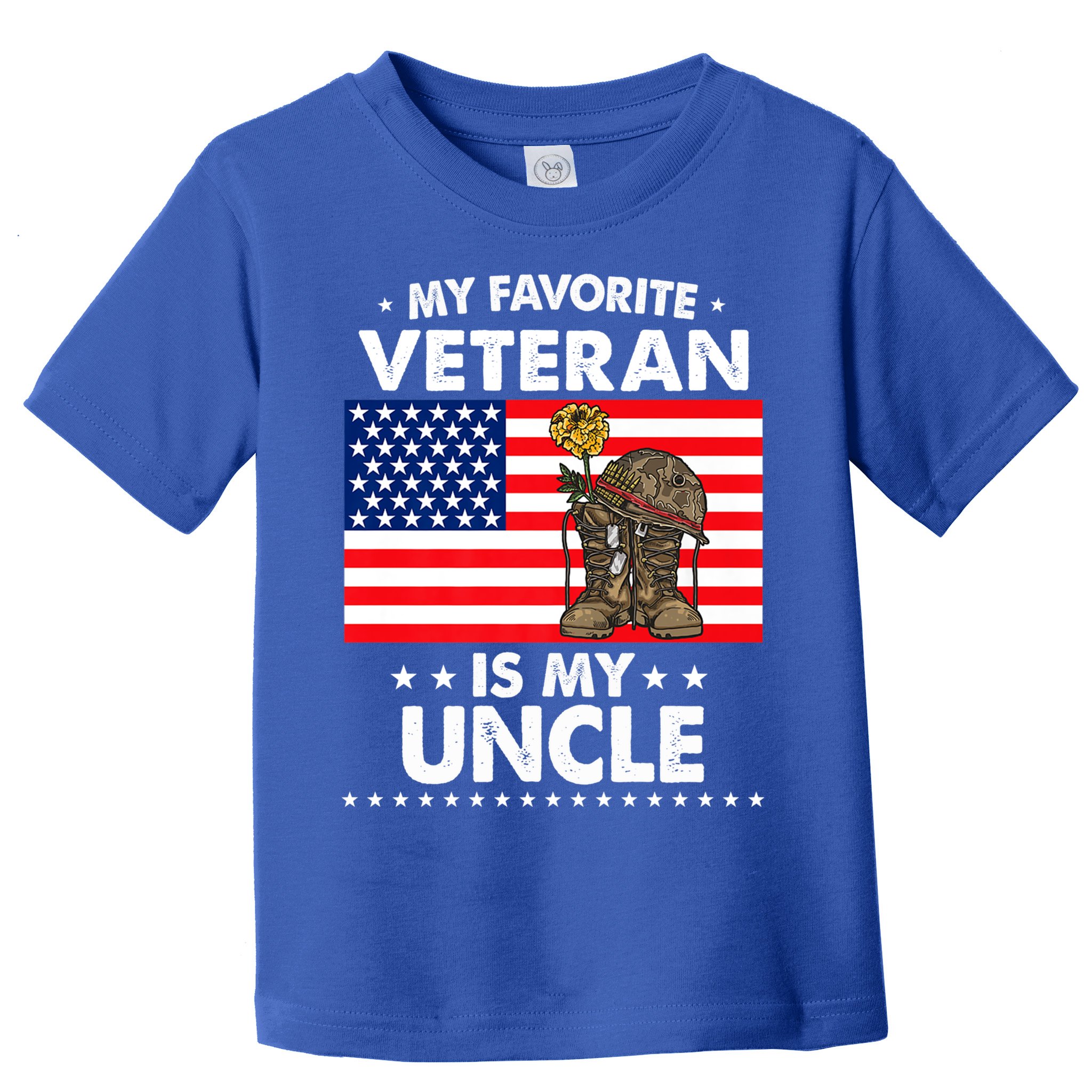 My Favorite Veteran Is My Uncle Proud Uncle Veterans Day Funny Gift Toddler T-Shirt