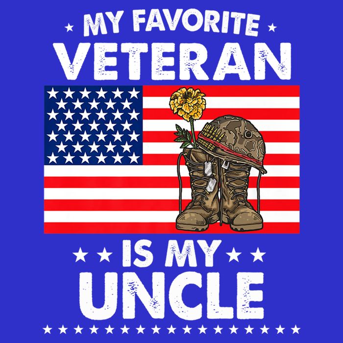 My Favorite Veteran Is My Uncle Proud Uncle Veterans Day Funny Gift Toddler T-Shirt