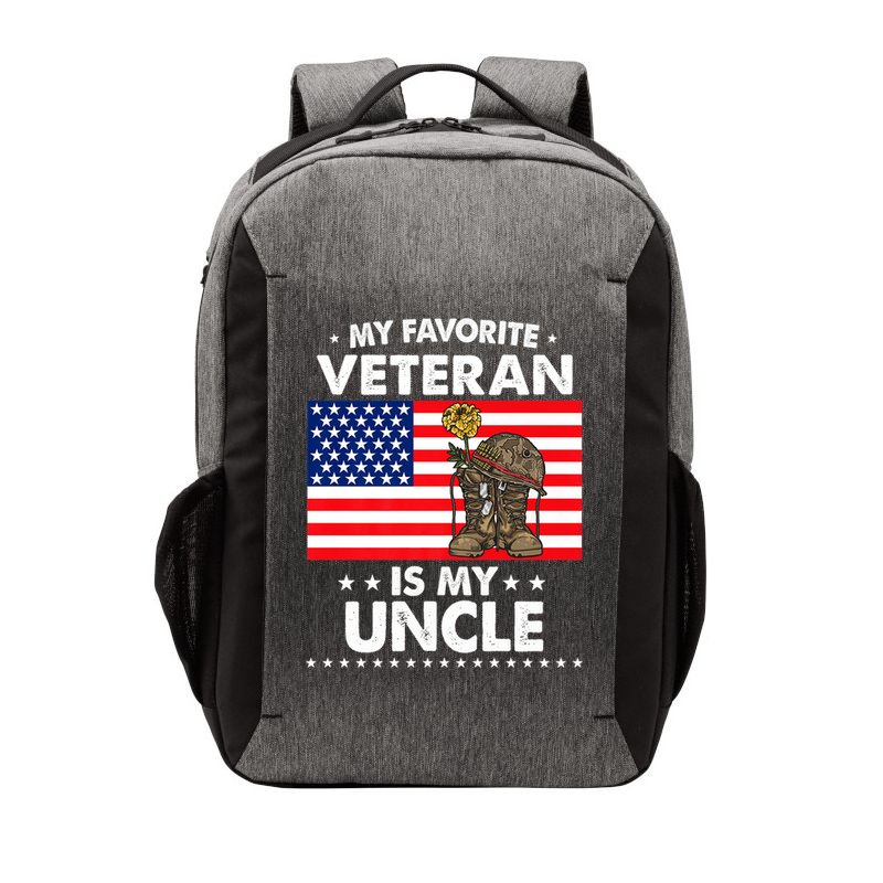 My Favorite Veteran Is My Uncle Proud Uncle Veterans Day Funny Gift Vector Backpack