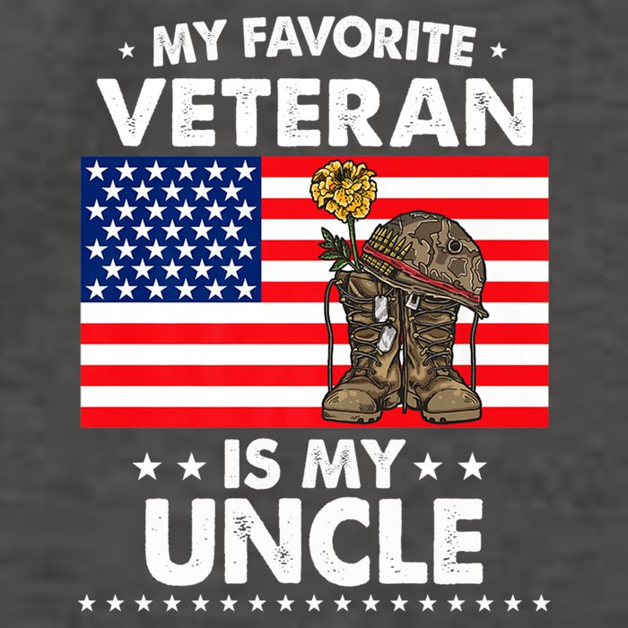 My Favorite Veteran Is My Uncle Proud Uncle Veterans Day Funny Gift Vector Backpack