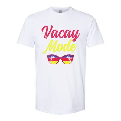 Matching Family Vacation Beach Summer Trip Vacay Mode Gift Softstyle CVC T-Shirt