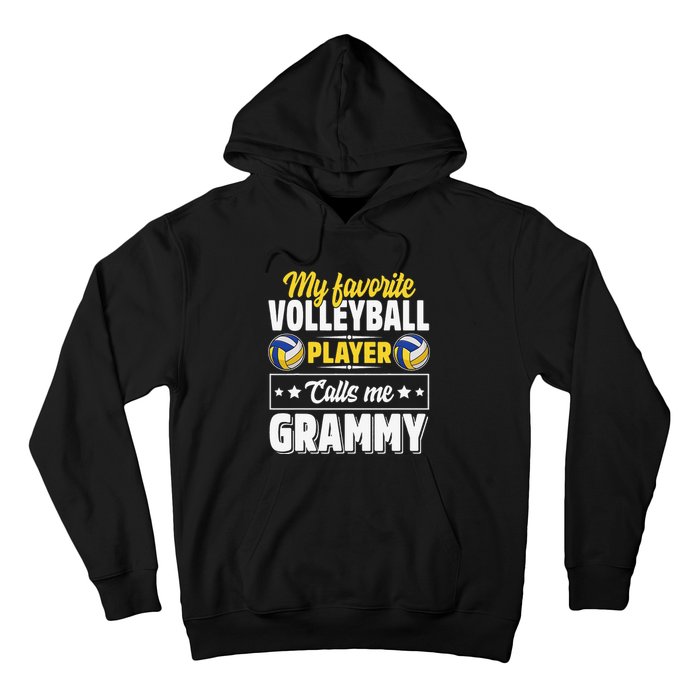 My Favorite Volleyball Player Calls Me Grammy Mother's Day Hoodie