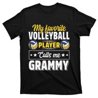 My Favorite Volleyball Player Calls Me Grammy Mother's Day T-Shirt