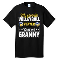 My Favorite Volleyball Player Calls Me Grammy Mother's Day Tall T-Shirt