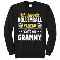 My Favorite Volleyball Player Calls Me Grammy Mother's Day Tall Sweatshirt