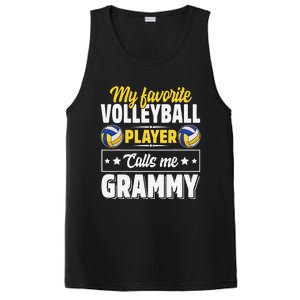 My Favorite Volleyball Player Calls Me Grammy Mother's Day PosiCharge Competitor Tank