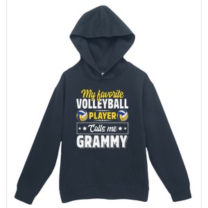 My Favorite Volleyball Player Calls Me Grammy Mother's Day Urban Pullover Hoodie