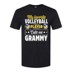 My Favorite Volleyball Player Calls Me Grammy Mother's Day Softstyle CVC T-Shirt