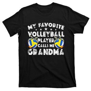 My Favorite Volleyball Player Calls Me Grandma Mother's Day T-Shirt