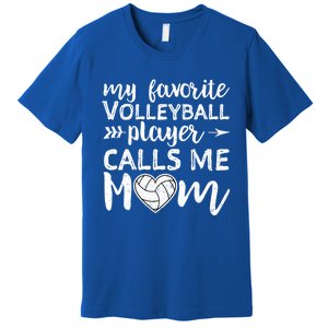 My Favorite Volleyball Player Calls Me Mom Gift Premium T-Shirt