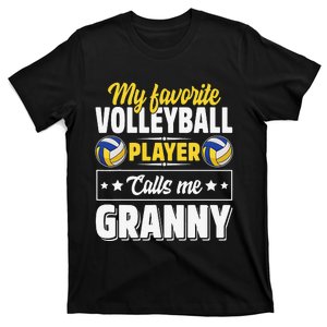 My Favorite Volleyball Player Calls Me Granny Mother's Day T-Shirt