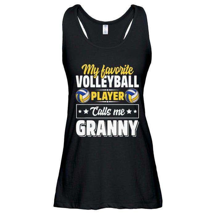 My Favorite Volleyball Player Calls Me Granny Mother's Day Ladies Essential Flowy Tank