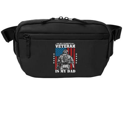 My Favorite Veteran Is My Dad Veterans Day Memorial Day Crossbody Pack