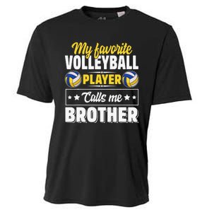 My Favorite Volleyball Player Calls Me Brother Cute Cooling Performance Crew T-Shirt