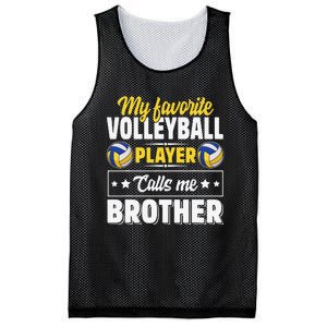 My Favorite Volleyball Player Calls Me Brother Cute Mesh Reversible Basketball Jersey Tank