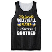 My Favorite Volleyball Player Calls Me Brother Cute Mesh Reversible Basketball Jersey Tank