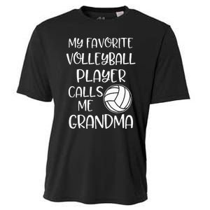 My Favorite Volleyball Player Calls Me Grandma Cooling Performance Crew T-Shirt