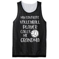 My Favorite Volleyball Player Calls Me Grandma Mesh Reversible Basketball Jersey Tank