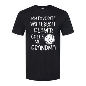 My Favorite Volleyball Player Calls Me Grandma Softstyle CVC T-Shirt