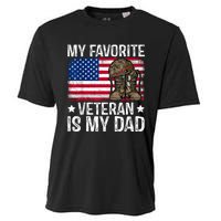 My Favorite Veteran Is My Dad Army Military Veterans Day Cooling Performance Crew T-Shirt