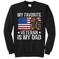 My Favorite Veteran Is My Dad Army Military Veterans Day Sweatshirt