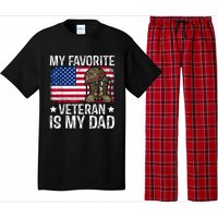 My Favorite Veteran Is My Dad Army Military Veterans Day Pajama Set