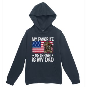 My Favorite Veteran Is My Dad Army Military Veterans Day Urban Pullover Hoodie