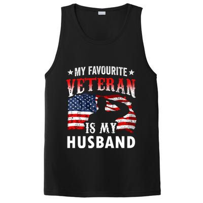 My Favorite Veteran Is My Husband Veteran's Day Veterans Gift PosiCharge Competitor Tank