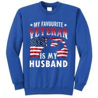 My Favorite Veteran Is My Husband Veteran's Day Veterans Gift Sweatshirt