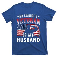 My Favorite Veteran Is My Husband Veteran's Day Veterans Gift T-Shirt