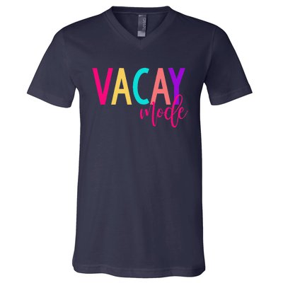 Matching Family Vacation Vacay Mode Summer V-Neck T-Shirt