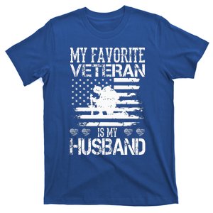 My Favorite Veteran Is My Husband Military T-Shirt