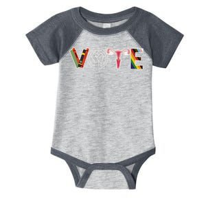 Michelle Fresh Votes Blue Infant Baby Jersey Bodysuit