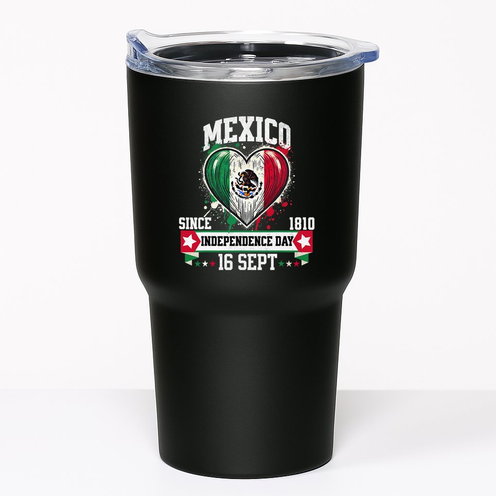Mexico Flag Vintage Mexican Patriotic Mexican Flag Tumbler
