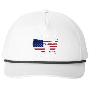 My Favorite Veteran Is My Mommy Snapback Five-Panel Rope Hat