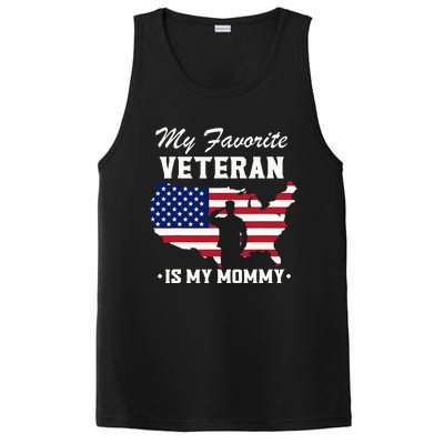 My Favorite Veteran Is My Mommy PosiCharge Competitor Tank