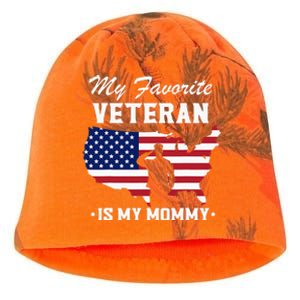 My Favorite Veteran Is My Mommy Kati - Camo Knit Beanie