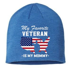 My Favorite Veteran Is My Mommy Sustainable Beanie