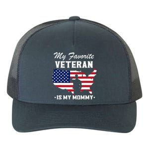 My Favorite Veteran Is My Mommy Yupoong Adult 5-Panel Trucker Hat