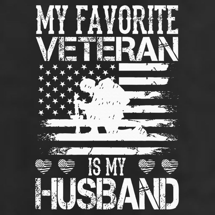 My Favorite Veteran Is My Husband Military Adult Drive Performance Visor