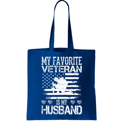My Favorite Veteran Is My Husband Military Bag