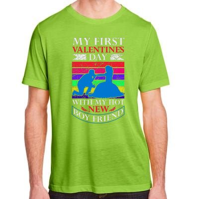 My First Valentine's Day With My Hot New Boyfriend Adult ChromaSoft Performance T-Shirt