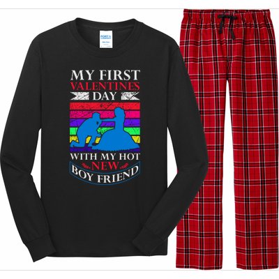 My First Valentine's Day With My Hot New Boyfriend Long Sleeve Pajama Set