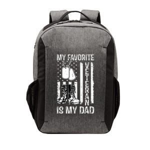 My Favorite Veteran Is My Dad Army Military Veterans Day Vector Backpack