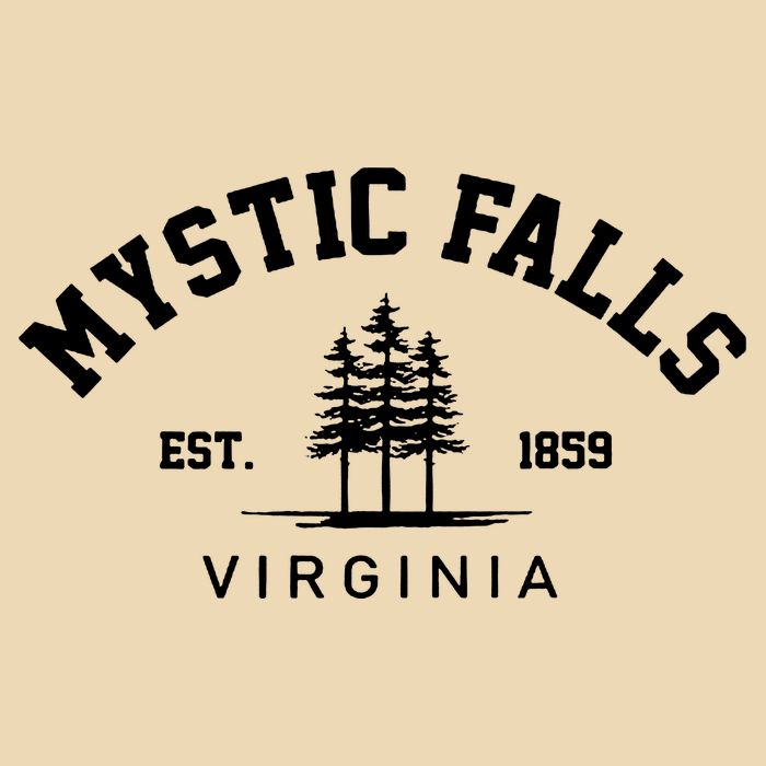 Mystic Falls Virginia Salvatore Stefan Damon Vampire Fan Gift Bag