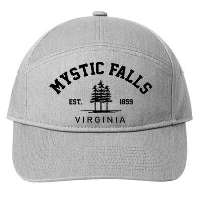 Mystic Falls Virginia Salvatore Stefan Damon Vampire Fan Gift 7-Panel Snapback Hat