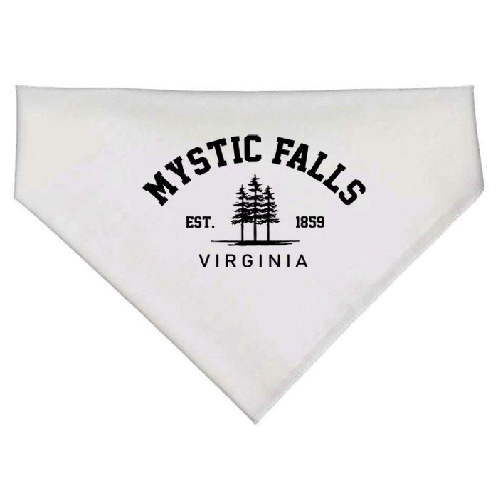 Mystic Falls Virginia Salvatore Stefan Damon Vampire Fan Gift USA-Made Doggie Bandana