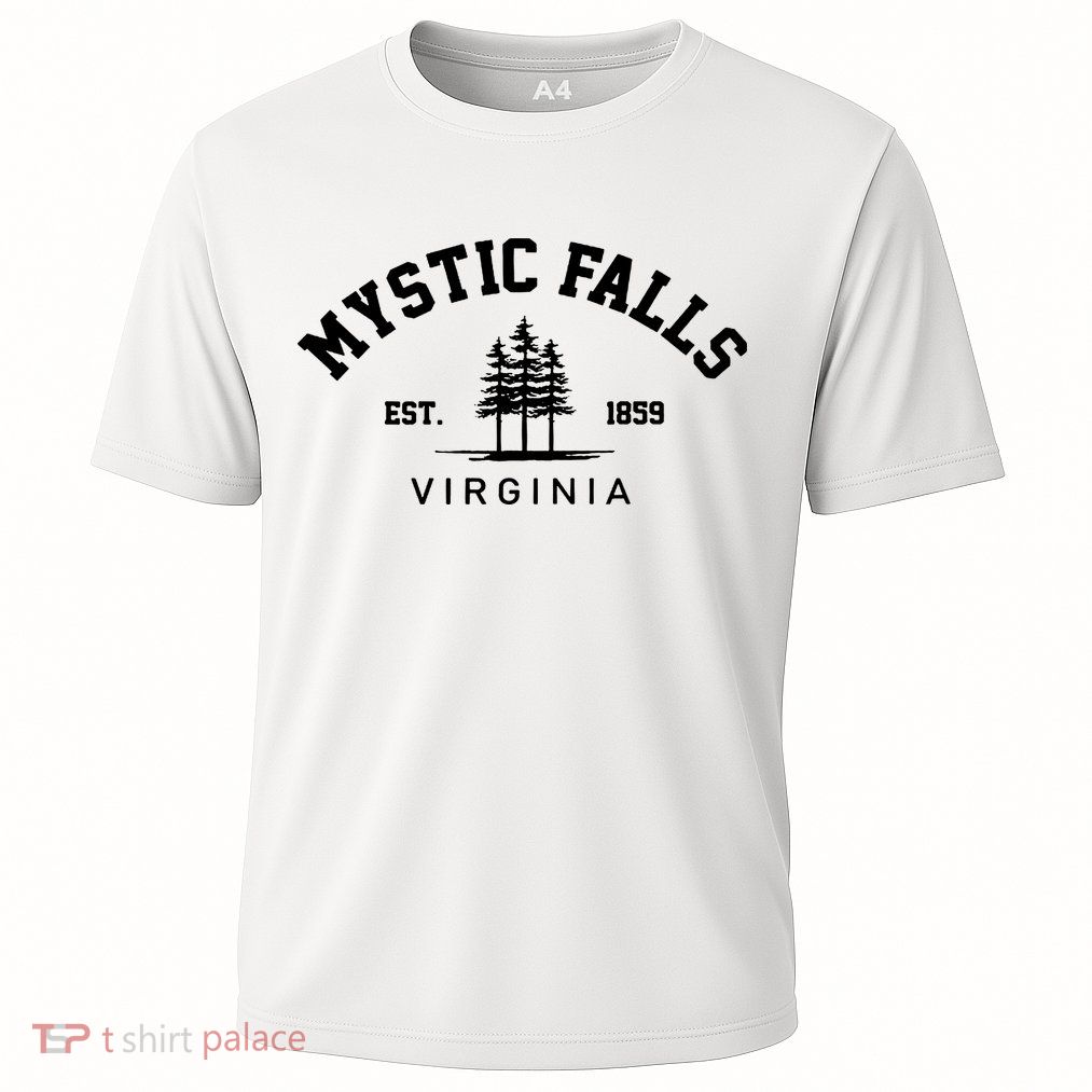 Mystic Falls Virginia Salvatore Stefan Damon Vampire Fan Gift Performance Shirt