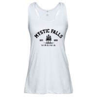 Mystic Falls Virginia Salvatore Stefan Damon Vampire Fan Gift Ladies Essential Flowy Tank