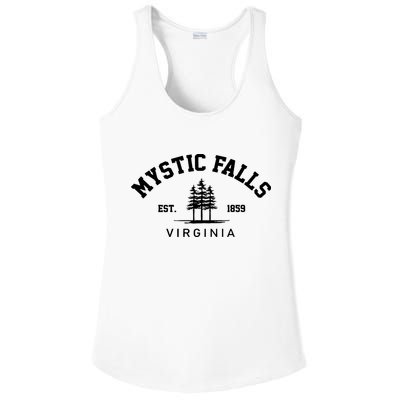 Mystic Falls Virginia Salvatore Stefan Damon Vampire Fan Gift Ladies PosiCharge Competitor Racerback Tank